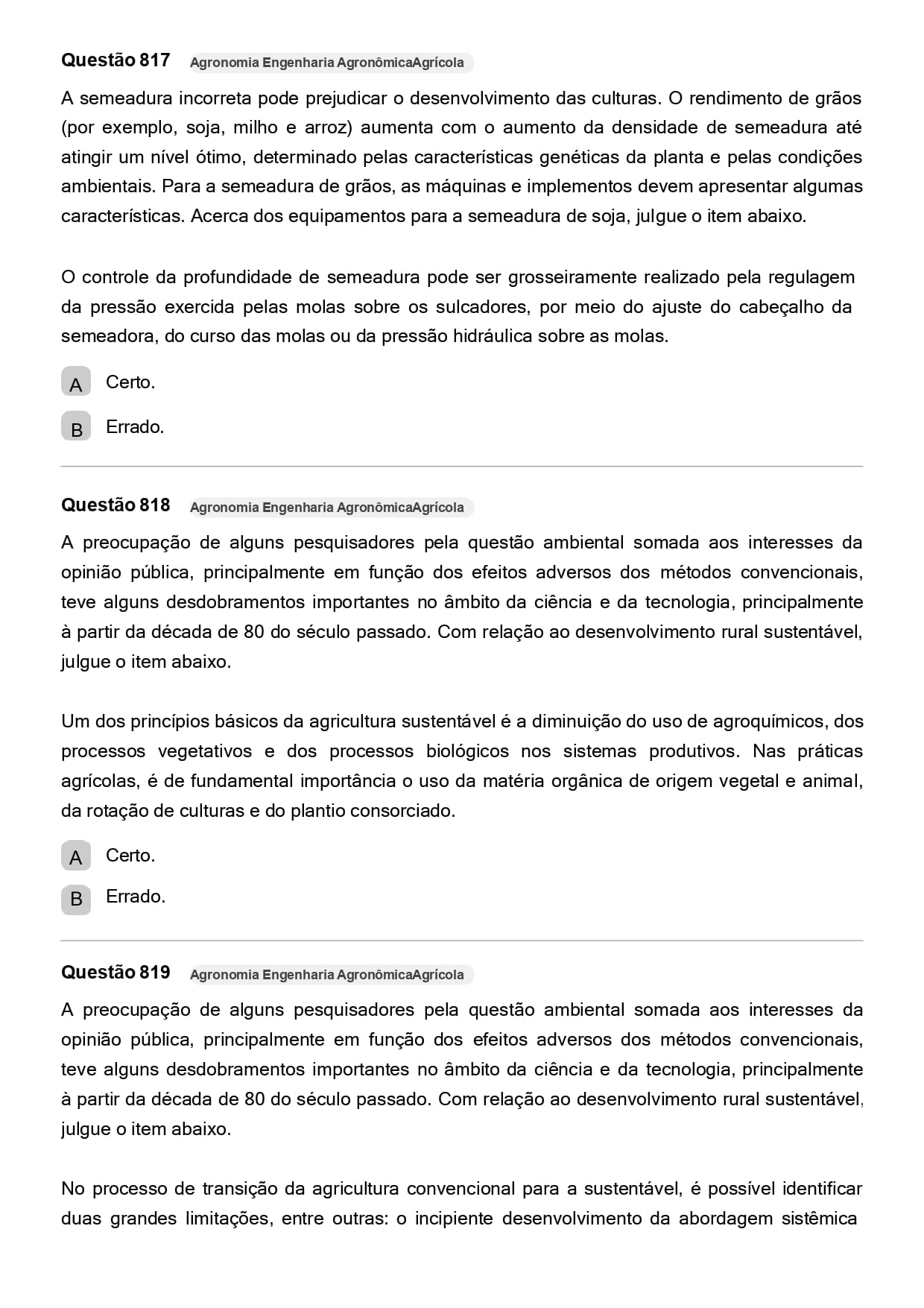 Apostila Agronomia agricultura agronomia Agrônomo apostila mapa agronomia embrapa promoção tse unificado Apostila Nacional estudar concurso público material apostila pdf gratis dicas passar