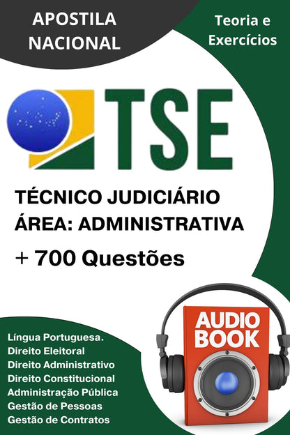 Apostila TSE Unificado - Técnico Judiciário Área Administrativa Apostila Concurso TSE Unificado Material Completo TSE Unificado tse unificado Técnico Judiciário TSE Unificado Apostila Nacional estudar concurso público material apostila pdf gratis dicas passar