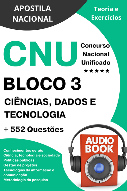 Apostila CNU 2 - Bloco 3 Ciências, Dados e Tecnologia