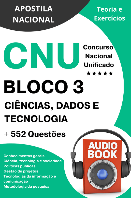 Apostila CNU 2 - Bloco 3 Ciências, Dados e Tecnologia