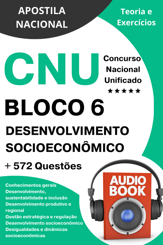 Apostila CNU 2- Bloco 6 Desenvolvimento Socioeconômico