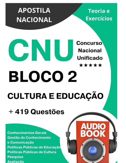 Apostila CNU 2 - Bloco 2  Cultura e Educação
